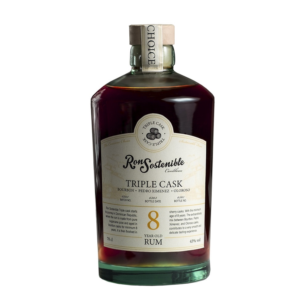 Ron Sostenible, Triple Cask 8 år's